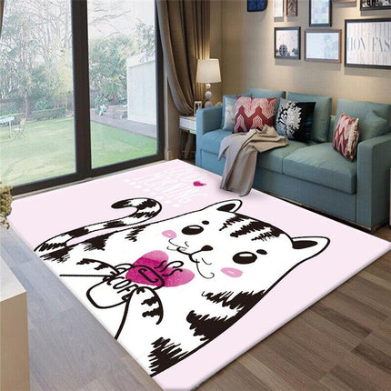 Alfombra para habitación de niña gato