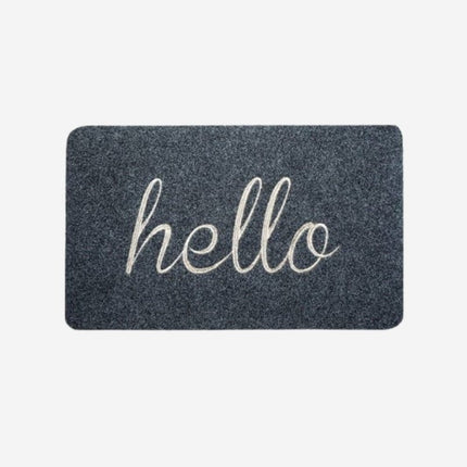 Felpudo de entrada absorbente con hello