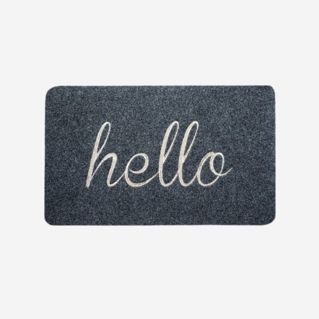 Felpudo de entrada absorbente con hello