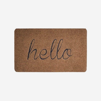 Felpudo de entrada absorbente con hello