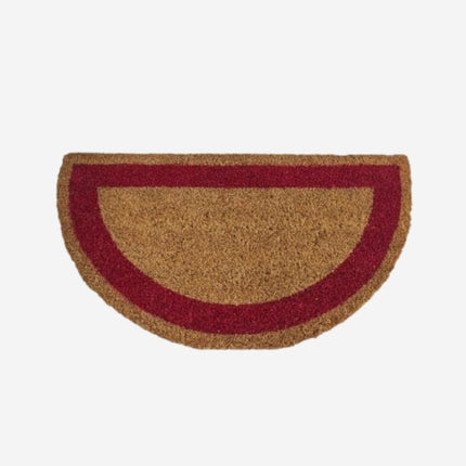 Felpudo de coco media luna entrada