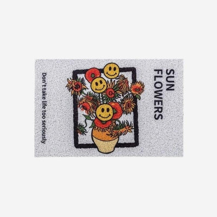 Felpudo divertido parodia Van Gogh