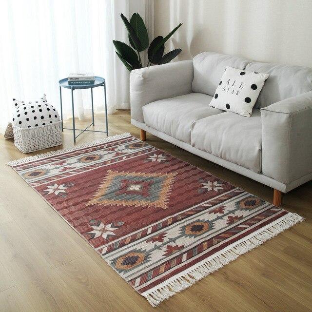 Alfombra roja de estilo boho chic
