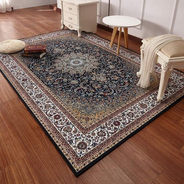 Gran alfombra de estilo oriental clásica