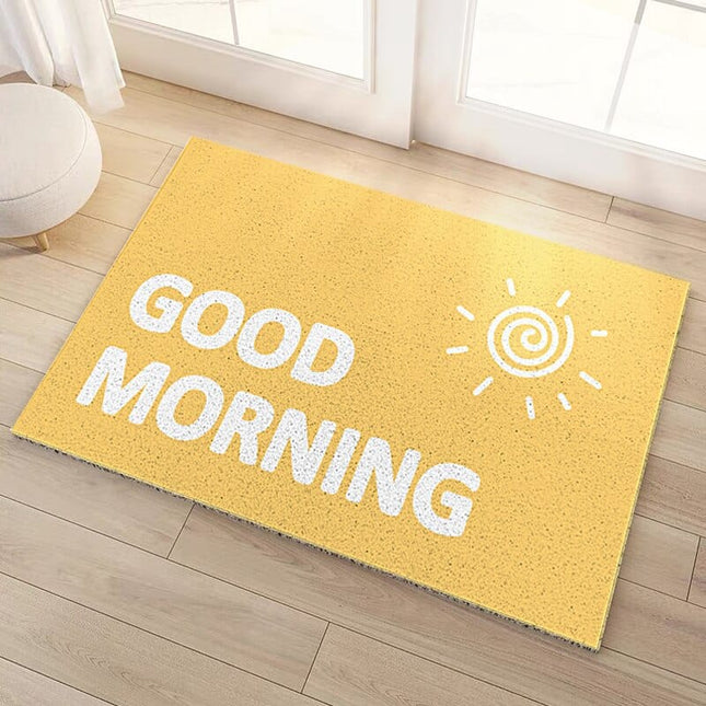 Felpudo original mensaje Buenos Días