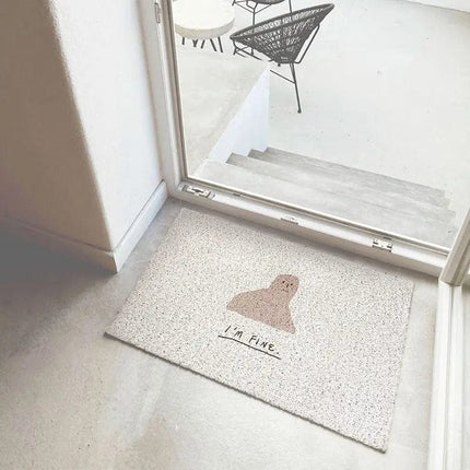 Felpudo moderno para interior I'm Fine