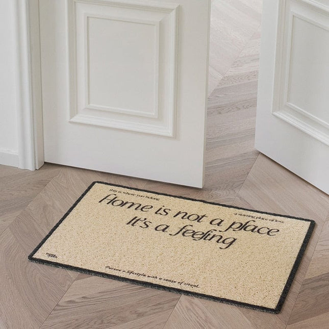 Felpudo original para la entrada casa