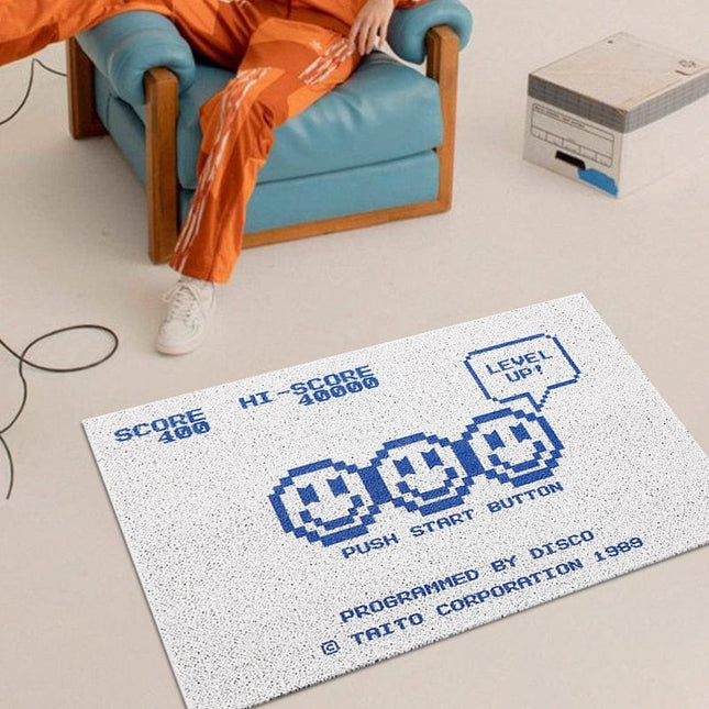 Felpudo original diseño videojuego retro