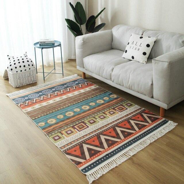 Alfombra de exterior estilo africano