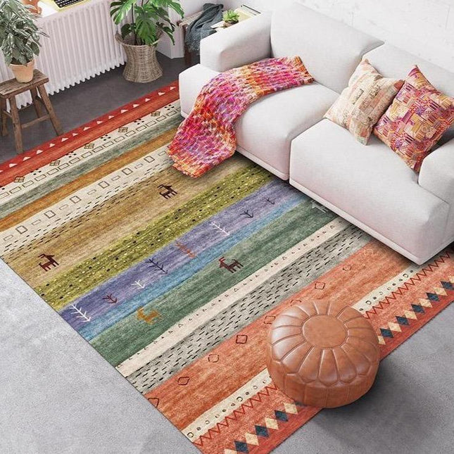 Alfombra de estilo africano para salón