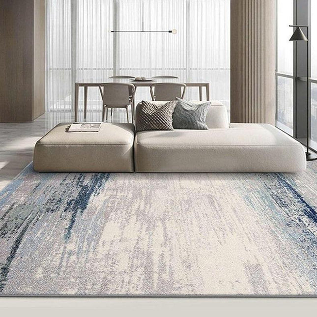 Alfombra vintage de diseño abstracto