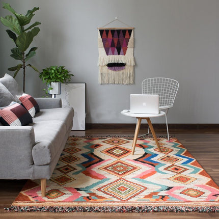 Alfombra de lana bereber hecha a mano