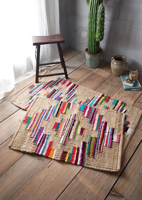 Alfombra bereber de pasillo yute