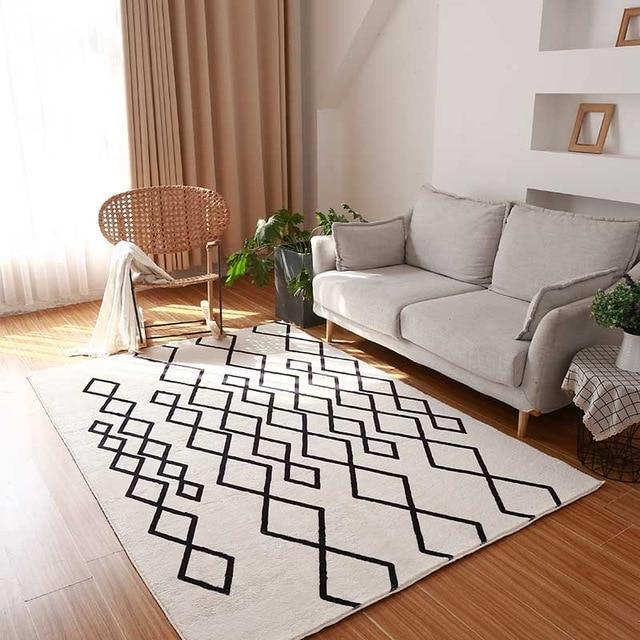 Alfombra bereber de diseño geométrico tunecino