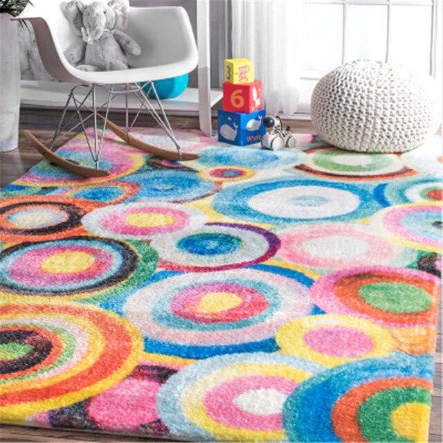 Alfombra bohemia de pelo corto
