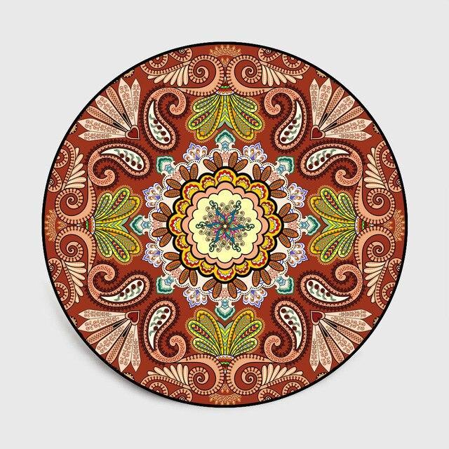 Alfombra redonda de diseño italiano contemporáneo