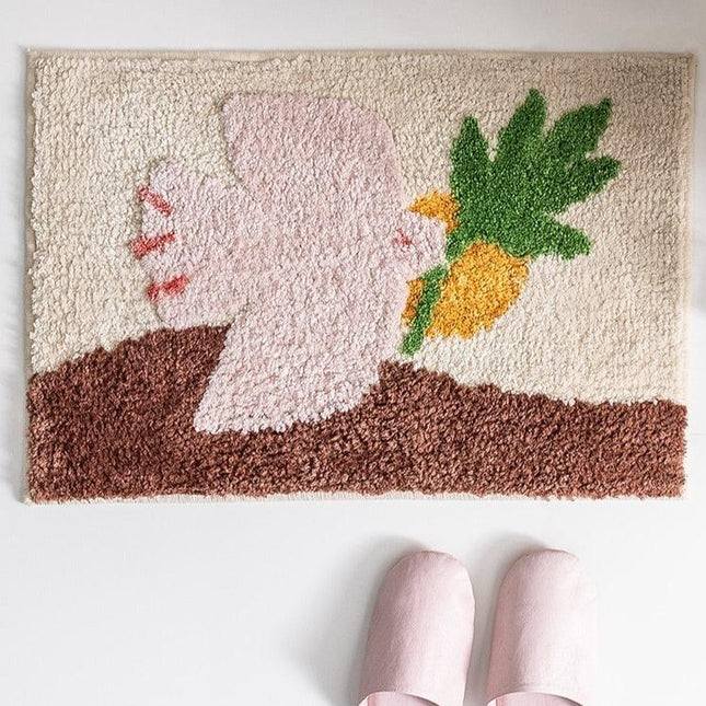 Alfombra de baño original estilo Art Déco