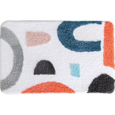 Alfombra de baño con diseño abstracto