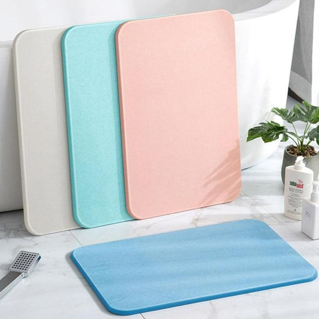 Alfombrilla baño de diatomita absorbente