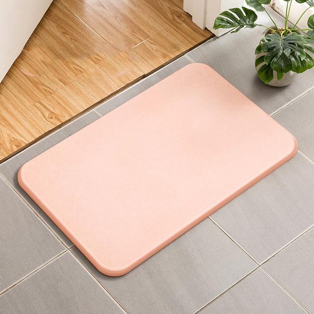 Alfombrilla baño de diatomita absorbente