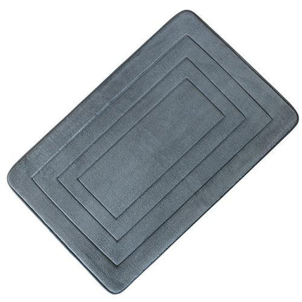 Alfombra de baño de diatomita gris