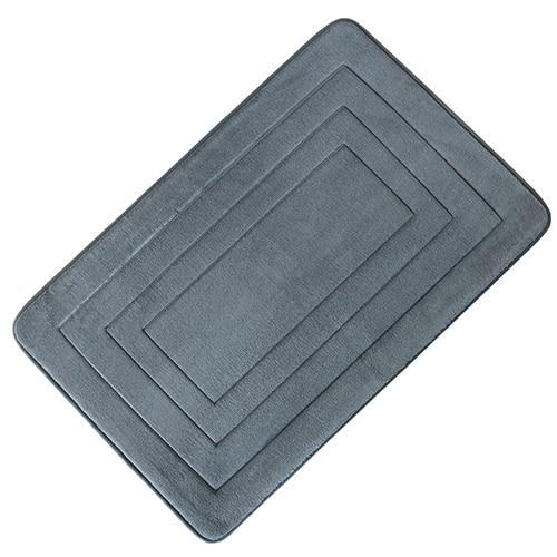Alfombra de baño de diatomita gris