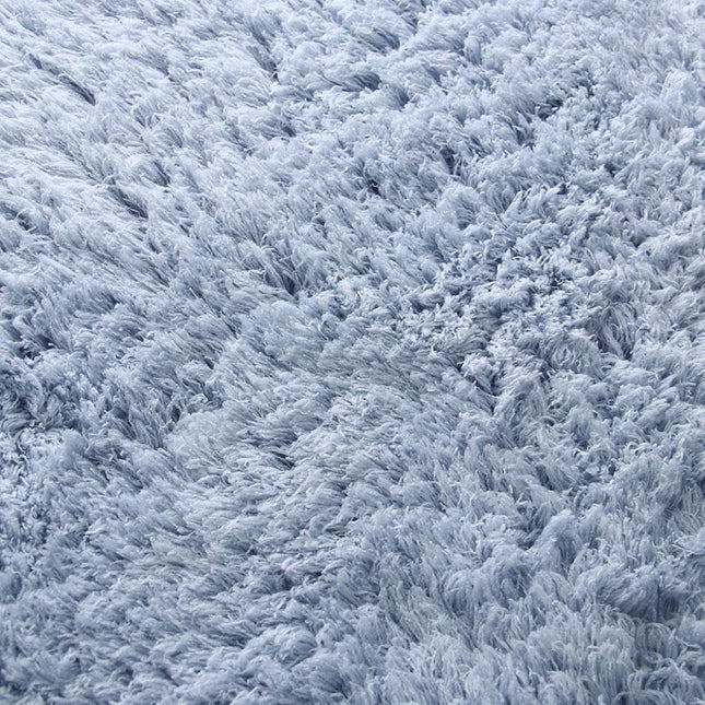 Alfombra de baño de microfibra gris