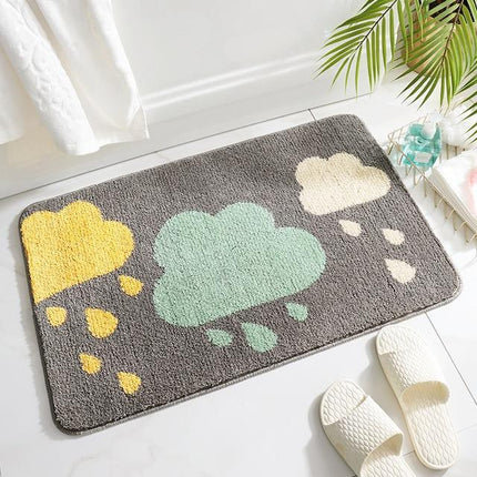 Alfombrilla de baño con diseño nubes