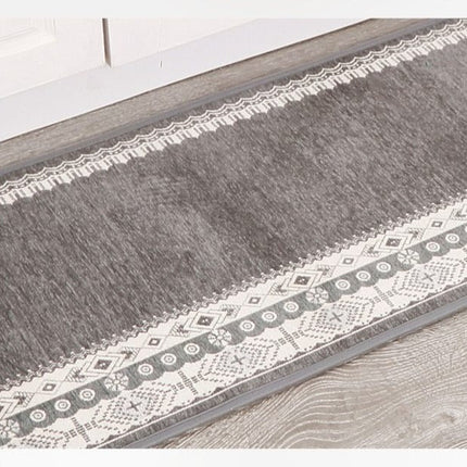 Alfombra de cocina gris antracita antideslizante