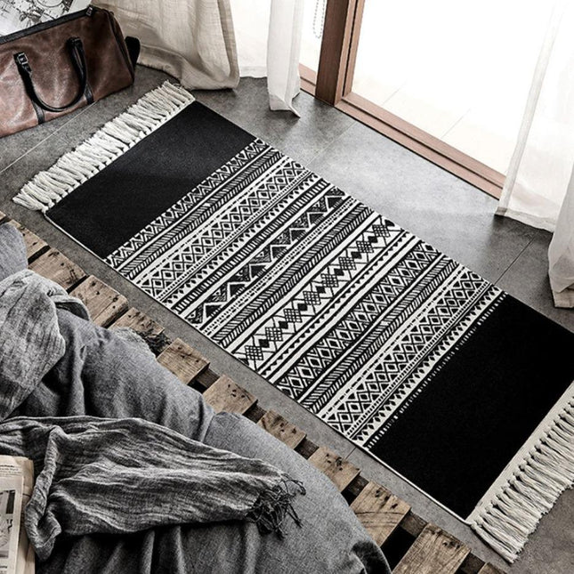 Alfombra de algodón para pie de cama