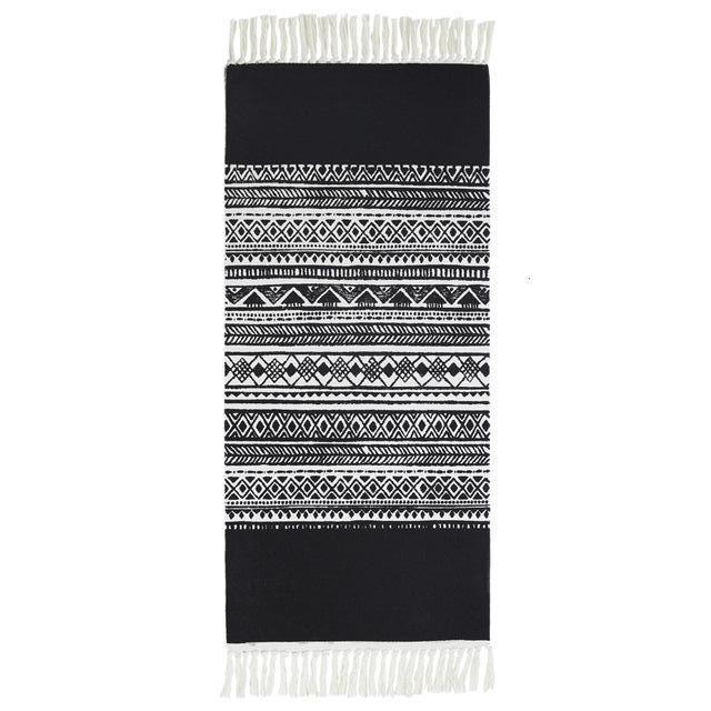 Alfombra de algodón para pie de cama