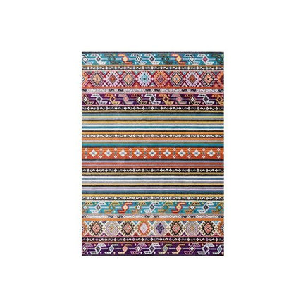 Alfombra de salón con espíritu bohemio