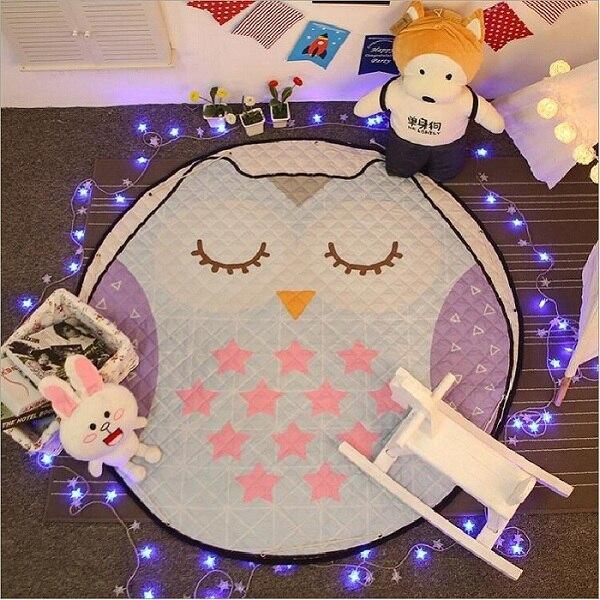 Alfombra de juegos con forma de búho