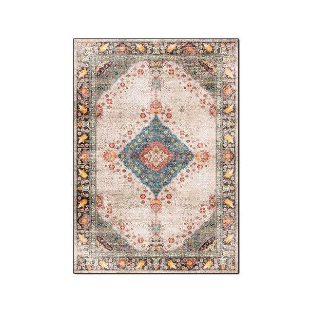 Alfombra marroquí de estilo vintage