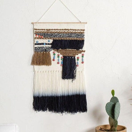 Tapiz de pared tejido con texturas