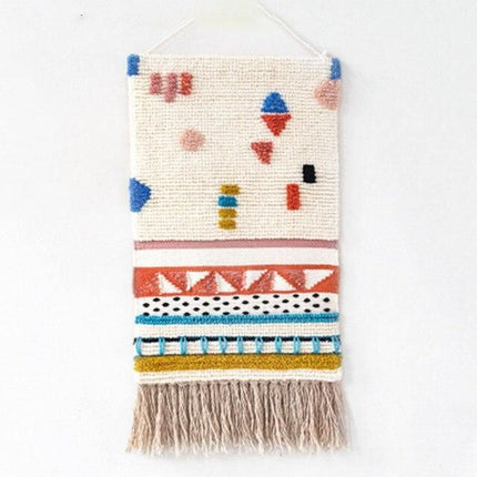 Tapiz de pared tejido estilo Kilim