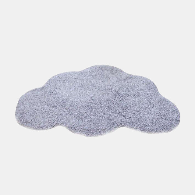 Alfombra de pelo largo gris nube