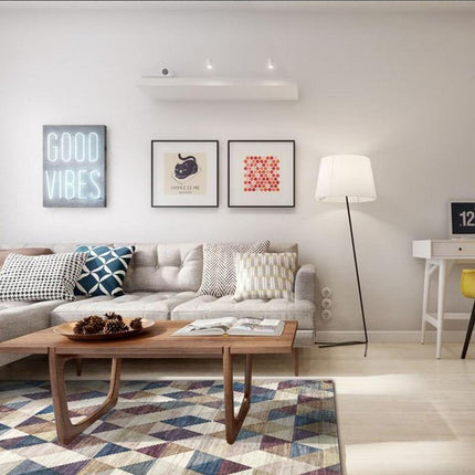 Alfombra geométrica de estilo moderno