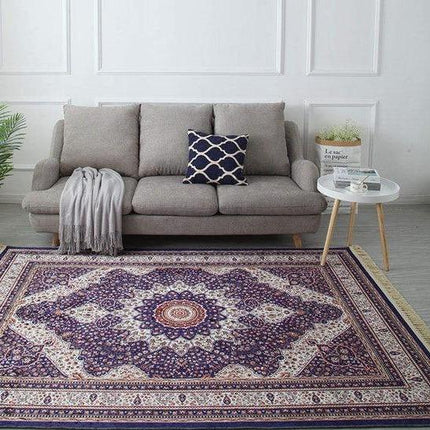 Alfombra Persa elegante color Azul Noche