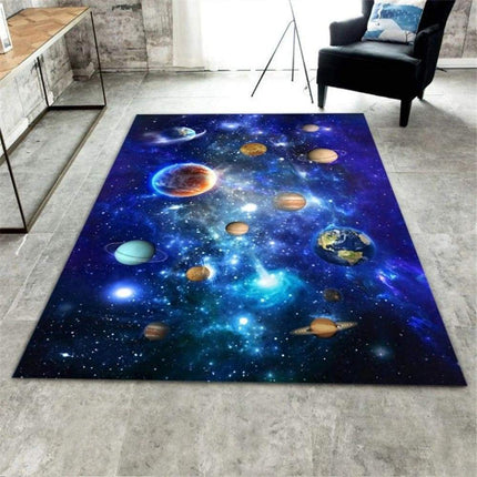 Alfombra infantil sistema solar planetas galaxia