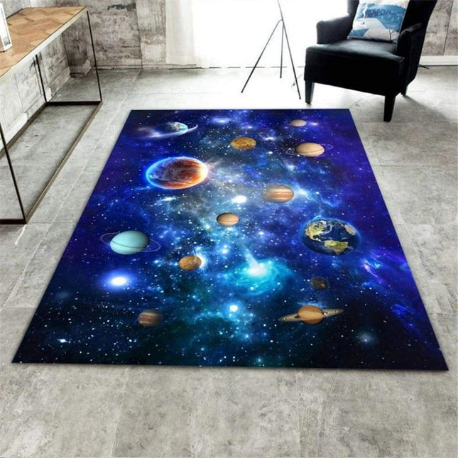Alfombra infantil sistema solar planetas galaxia