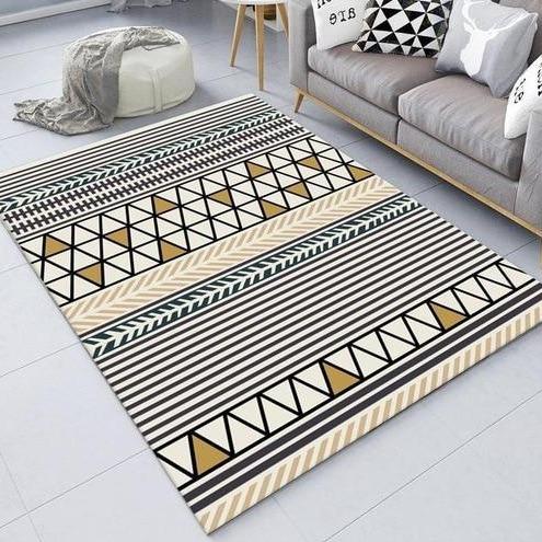 Alfombra vinílica amarilla para cocina