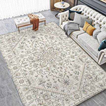 Alfombra rectangular de diseño vintage