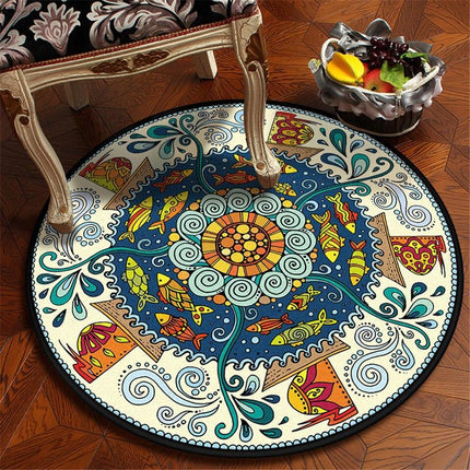 Alfombra redonda infantil para juegos