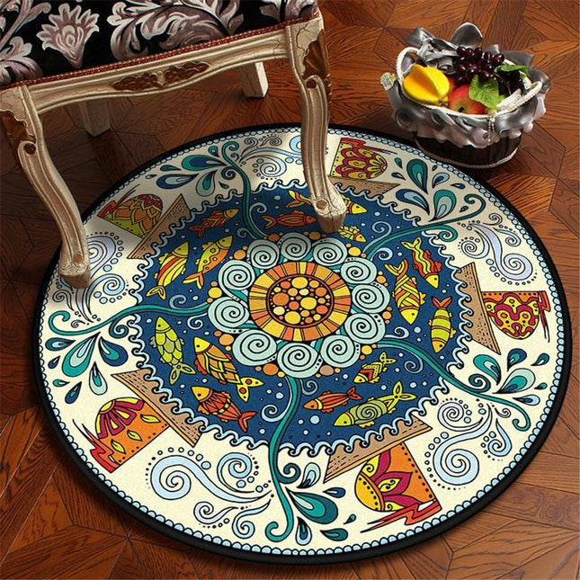 Alfombra redonda infantil para juegos