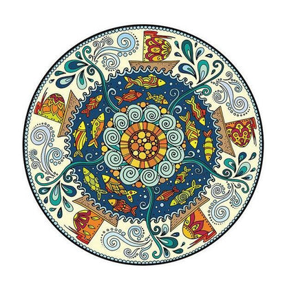 Alfombra redonda infantil para juegos