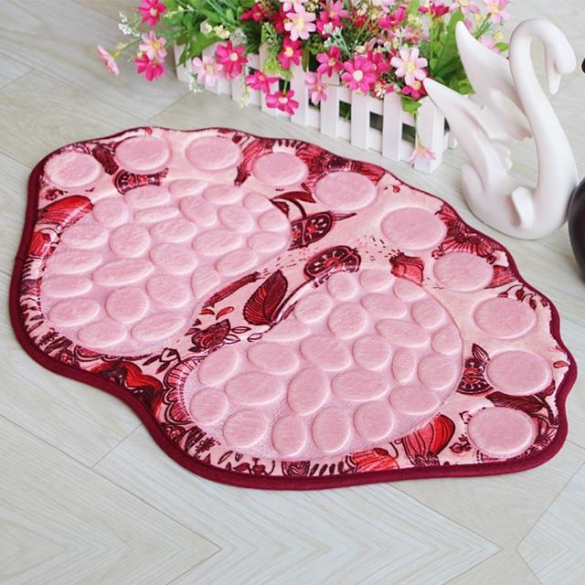 Alfombra de baño con estampado cerezas
