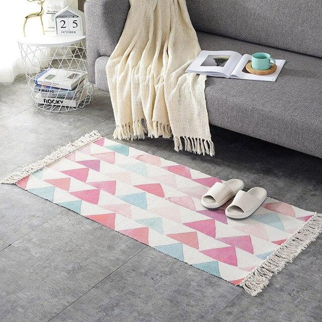 Alfombra para salón estilo boho chic