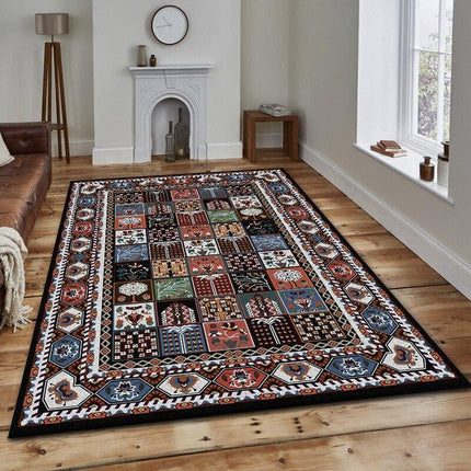 Alfombra tipo persa diseño patchwork