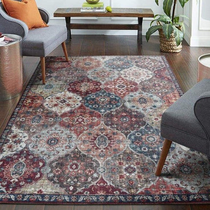 Alfombra grande vintage diseño mosaico